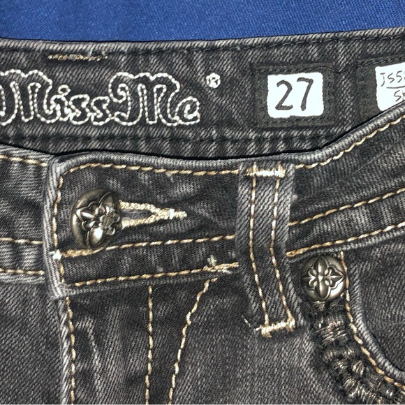 MISS ME Women’s Skinny Jeans Size 27 Black - Picture 9 of 9